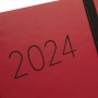 Agenda Finocam Flexi 2024 Rouge A5 14,8 x 21 cm