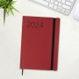 Agenda Finocam Flexi 2024 Rojo A5 14,8 x 21 cm