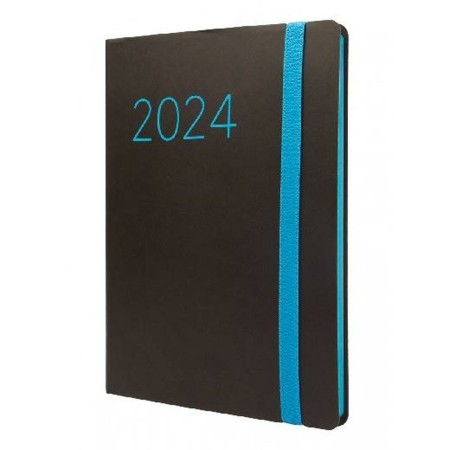 Agenda Finocam Flexi 2024 Negro A5 14,8 x 21 cm