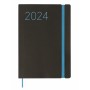 Agenda Finocam Flexi 2024 Negro A5 14,8 x 21 cm