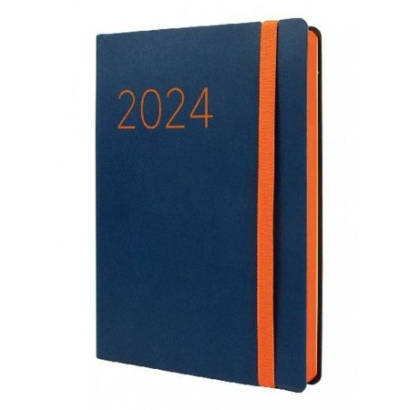 Agenda Finocam Flexi 2024 Bleu A5 14,8 x 21 cm