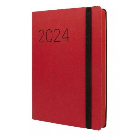 Agenda Finocam Flexi 2024 Rojo A5 14,8 x 21 cm