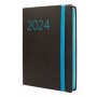 Agenda Finocam Flexi 2024 Negro A5 14,8 x 21 cm