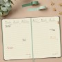 Agenda Finocam Flexy Joy Confeti 2024 Vert clair A5 14,8 x 21 cm