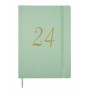 Agenda Finocam Flexy Joy Confeti 2024 Verde Claro A5 14,8 x 21 cm