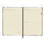 Agenda Finocam Flexy Joy Dotts 2024 Negro Dorado A5 14,8 x 21 cm