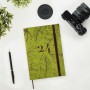 Agenda Finocam Dynamic Casual 2024 Feuille d'une plante Multicouleur A5 14 x 20,4 cm