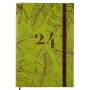 Agenda Finocam Dynamic Casual 2024 Feuille d'une plante Multicouleur A5 14 x 20,4 cm