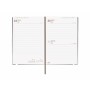 Agenda Finocam Dynamic Casual 2024 Feuille d'une plante Multicouleur A5 14 x 20,4 cm