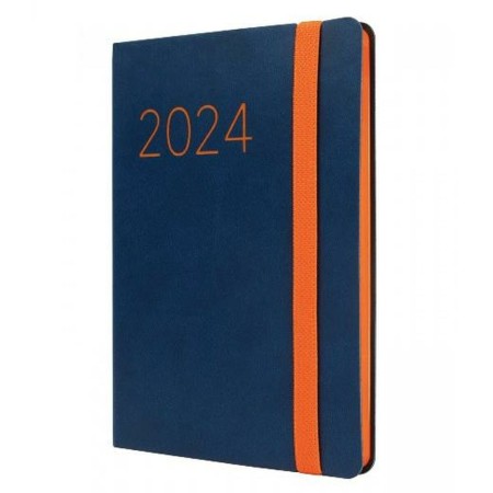 Agenda Finocam Flexi 2024 Bleu 11,8 x 16,8 cm