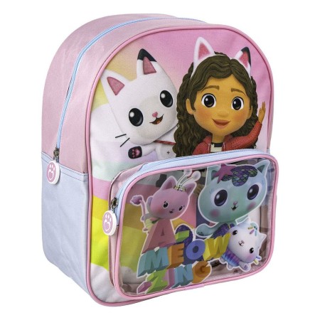 Mochila Escolar Gabby's Dollhouse Rosa 25 x 30 x 12 cm