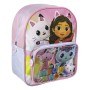 Mochila Escolar Gabby's Dollhouse Rosa 25 x 30 x 12 cm