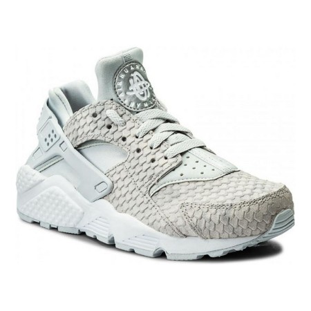 Baskets Casual pour Femme Nike AIR HUARACHE RUN PRM 683818 014 Blanc