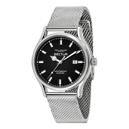 Reloj Hombre Sector R3253517023 Negro Plateado