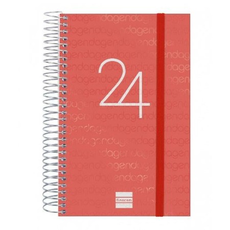 Agenda Finocam 2024 Rojo 11,7 x 18,1 cm