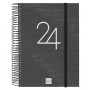 Agenda Finocam 2024 Negro 15,5 x 21,2 cm