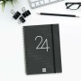 Agenda Finocam 2024 Negro 15,5 x 21,2 cm