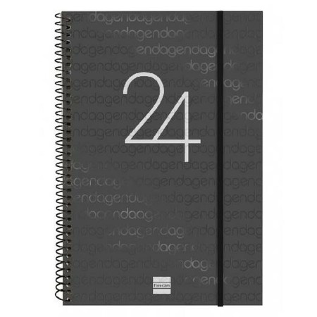 Agenda Finocam 2024 Negro 16,5 x 24,2 cm