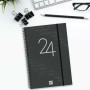 Agenda Finocam 2024 Negro 16,5 x 24,2 cm