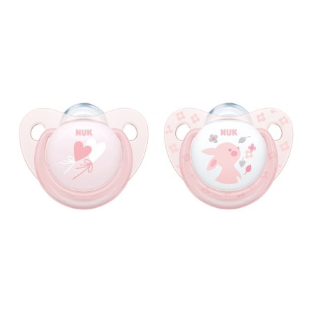 Sucette Nuk Baby Rose (2 Unités) (Reconditionné A+)