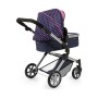 Carrito para Muñecas Reig 18154AA             Azul marino 63 cm