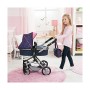 Carrito para Muñecas Reig 18154AA             Azul marino 63 cm