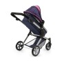 Carrito para Muñecas Reig 18154AA             Azul marino 63 cm