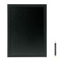 Pizarra Securit Woody Teca De pared Negro 40 x 30 cm