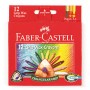 Ceras de colores Faber-Castell 12 Unidades (Reacondicionado A)