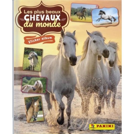 Álbum de cromos Panini Le plus beaux Chevaux du monde