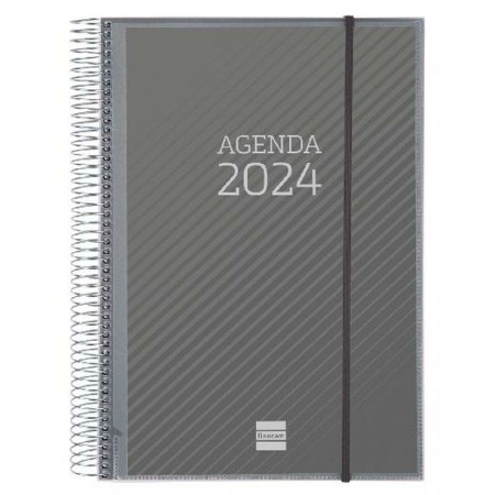 Agenda Finocam Basics 2024 Personnalisable Transparent A4 21 x 29,7 cm