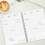 Agenda Finocam Basics 2024 Personalizable Transparente A4 21 x 29,7 cm