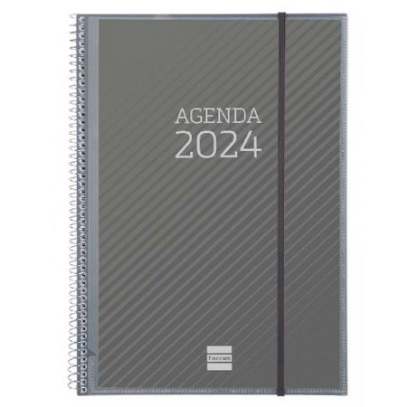 Agenda Finocam Basics 2024 Personalizable Transparente A4 21 x 29,7 cm