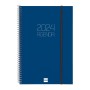 Agenda Finocam Opaque 2024 Azul 16,5 x 24,2 cm