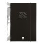 Agenda Finocam Opaque 2024 Negro 16,5 x 24,2 cm