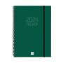 Agenda Finocam Opaque 2024 Vert A5 15,5 x 21,2 cm