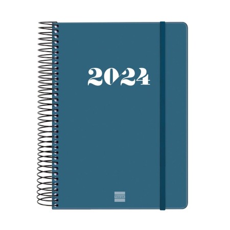 Agenda Finocam MY 2024 Bleu A5 15,5 x 21,2 cm