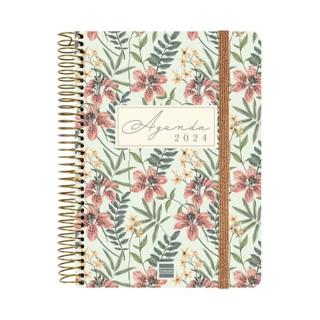 Agenda Finocam Cloe 2024 Multicolor A5 15,5 x 21,2 cm