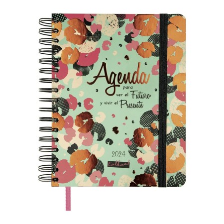 Agenda Finocam Talkual Futuro 2024 Multicouleur quarto 15,5 x 21,7 cm