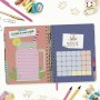 Agenda Finocam Talkual Oro 2024 Multicolor Cuarto 15,5 x 21,7 cm