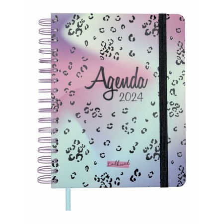 Agenda Finocam Talkual Shine 2024 Multicolor Cuarto 15,5 x 21,7 cm