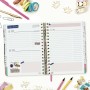 Agenda Finocam Talkual Oro 2024 Multicolor Cuarto 15,5 x 21,7 cm