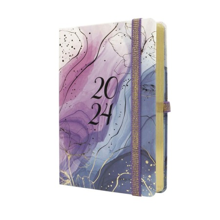 Agenda Finocam Minimal Design Goldy 2024 Multicolor 11,8 x 16,8 cm