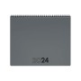 Planificador anual Finocam 2024 Gris 25 x 20 cm