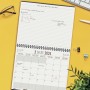 Planificateur annuel Finocam 2024 Gris 25 x 20 cm