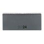 Planificador anual Finocam 2024 Gris 29 x 11,6 cm