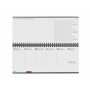 Planificador anual Finocam 2024 Gris 29 x 11,6 cm