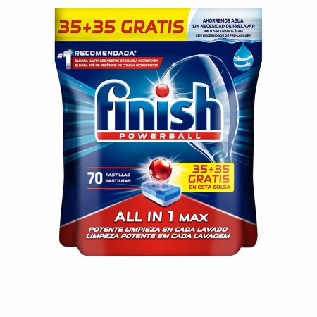 Tablettes pour Lave-vaisselle Finish All In One (70 Unités)