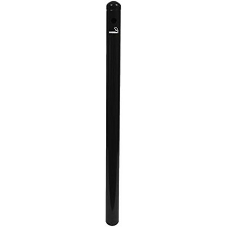Cendrier Securit Poteau Acier inoxydable Noir 100,5 x 6,8 x 6,8 cm