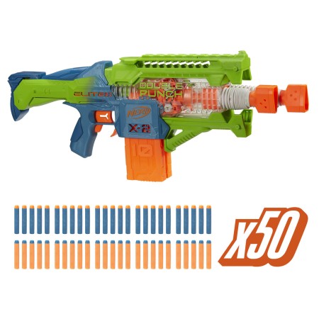 Revolver Hasbro Nerf Elite 2.0 Double Punch Fléchettes x 50 28,6 x 66 x 8 cm